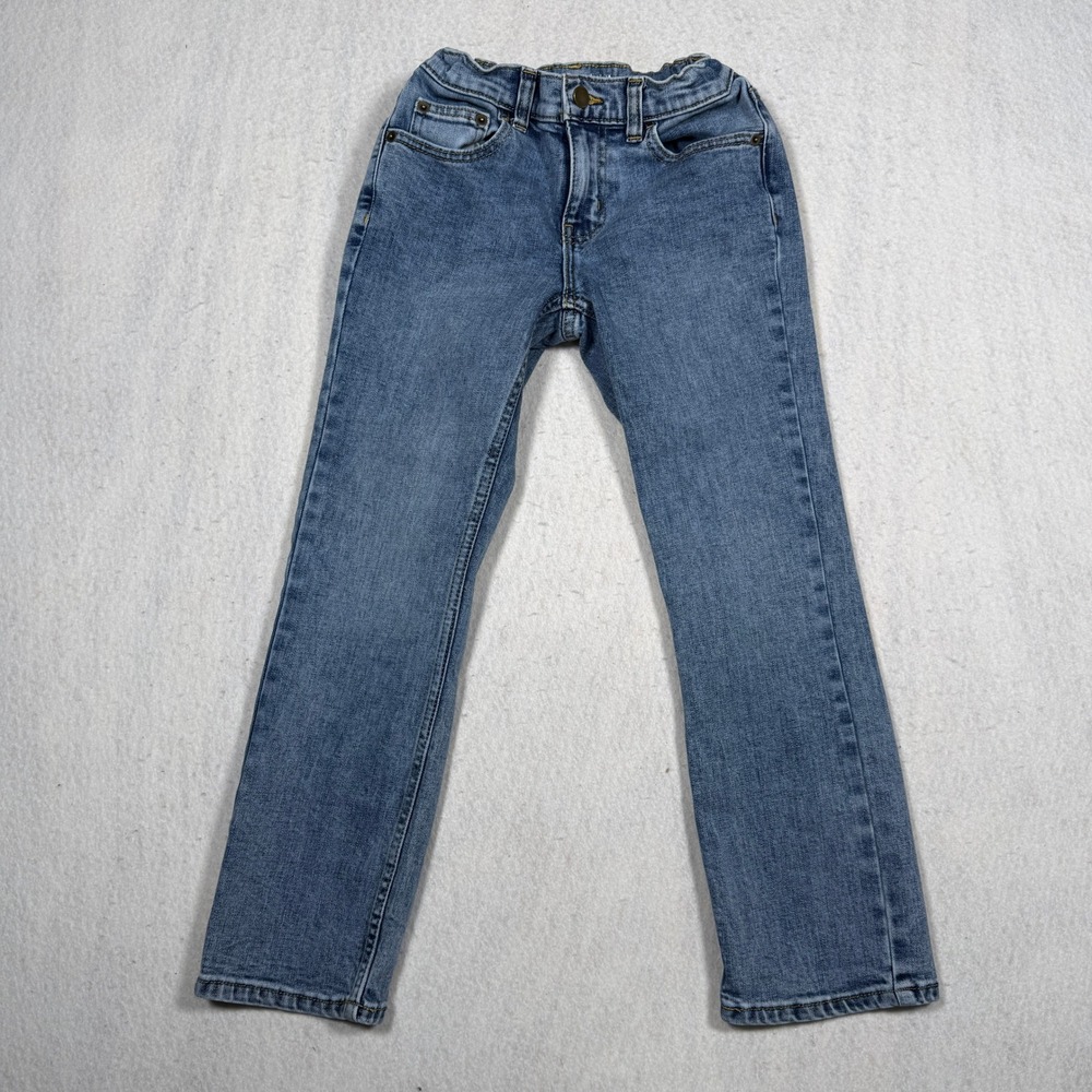 Wonder Nation Boys Medium Wash Straight Leg Jeans Size 8